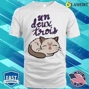 Un Deux Trois Cat Tee The Perfect Feline Lover T shirt 2