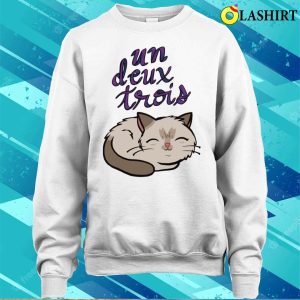 Un Deux Trois Cat Tee The Perfect Feline Lover T shirt 4