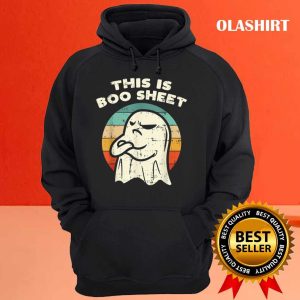 Vintage Boo Ghost Angry Funny Halloween This Is Boo Sheet T shirt 3