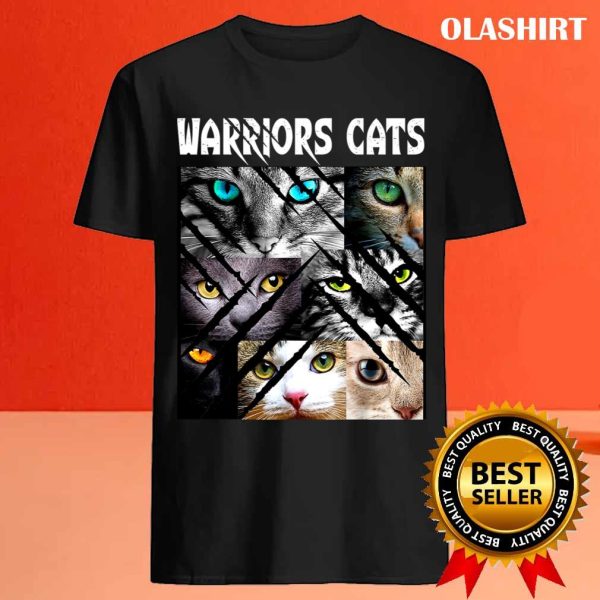 Warriors Cats Eye Cats For Cat Lover Kitten Warrior Cat Mom Classic T-shirt