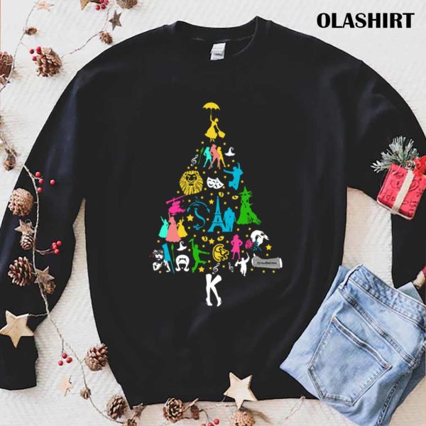 Womens Christmas Tree Shopping Girl T-shirt , Trending Shirt