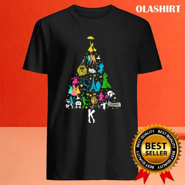 Womens Christmas Tree Shopping Girl T-shirt , Trending Shirt