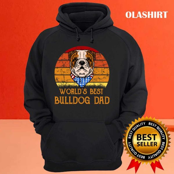 World’s Best Bulldog Dad Vintage T-shirt , Trending Shirt