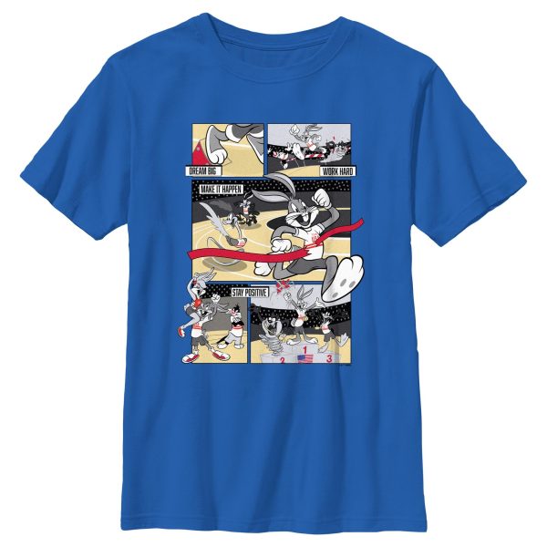 Boy_s Looney Tunes Number One Winner Comic Panels T-Shirt