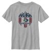 Boy_s Mossy Oak American Flag Shield Logo T-Shirt