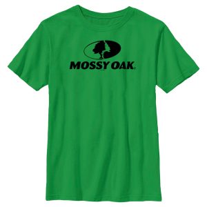 Boy_s Mossy Oak Black Classic Logo T-Shirt