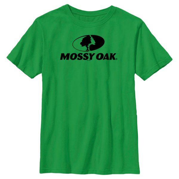 Boy_s Mossy Oak Black Classic Logo T-Shirt