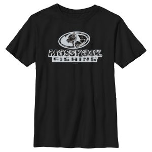 Boy_s Mossy Oak Black Water Bold Logo T-Shirt