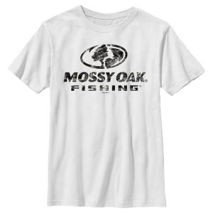 Boy_s Mossy Oak Black Water Fishing Logo T-Shirt