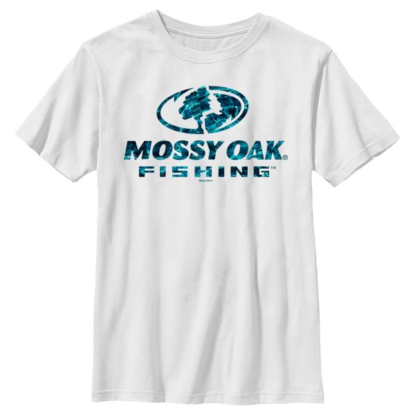 Boy_s Mossy Oak Blue Water Fishing Logo T-Shirt