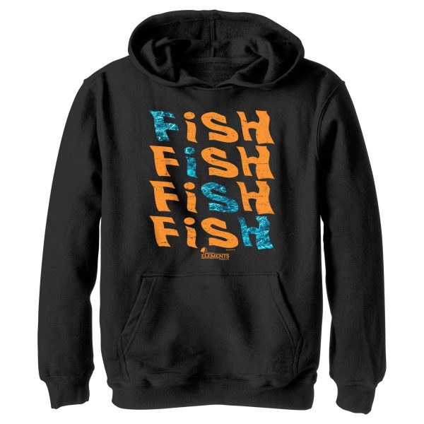 Boy_s Mossy Oak Fish Text Stack Pull Over Hoodie