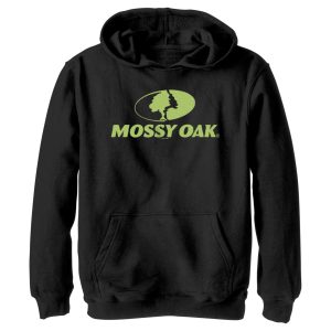 Boy_s Mossy Oak Green Classic Logo Pull Over Hoodie