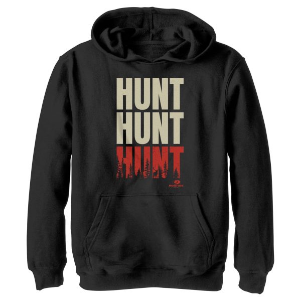 Boy_s Mossy Oak Hunt Text Stack Pull Over Hoodie