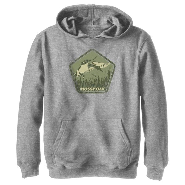 Boy_s Mossy Oak Mallard Green Badge Pull Over Hoodie