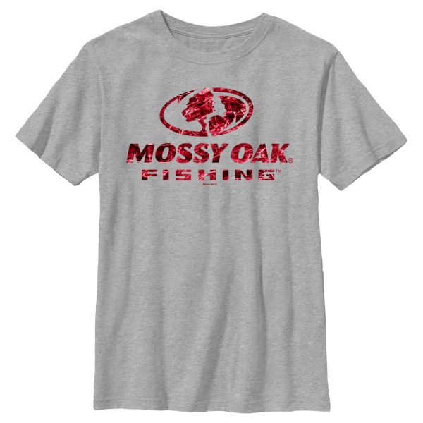 Boy_s Mossy Oak Red Water Fishing Logo T-Shirt