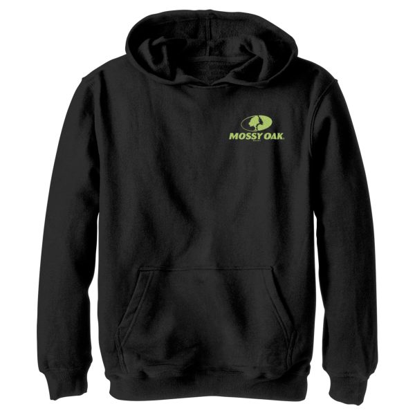 Boy_s Mossy Oak Small Green Classic Logo Pull Over Hoodie