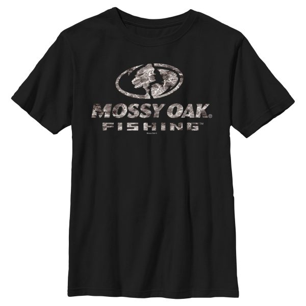 Boy_s Mossy Oak Water Fishing Logo T-Shirt