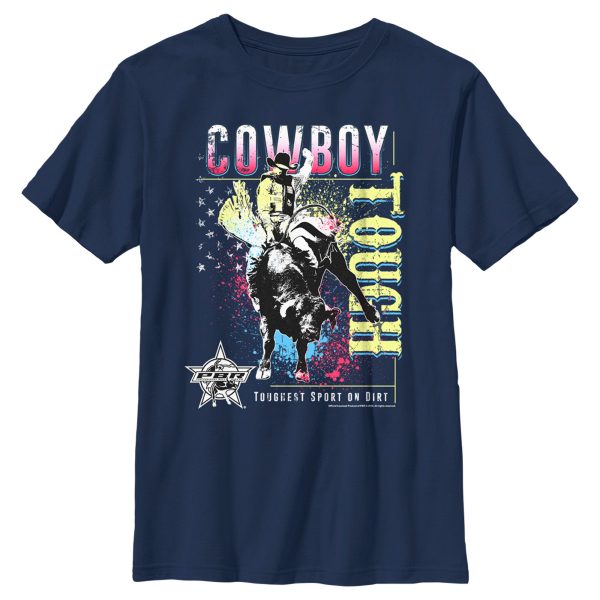 Boy_s Professional Bull Riders Cowboy Tough Colorful T-Shirt