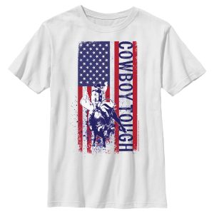 Boy_s Professional Bull Riders Cowboy Tough Flag T-Shirt