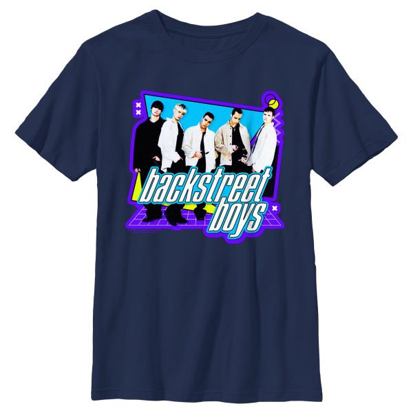 Boy’s Backstreet Boys Band 90s Pop Grid T-Shirt