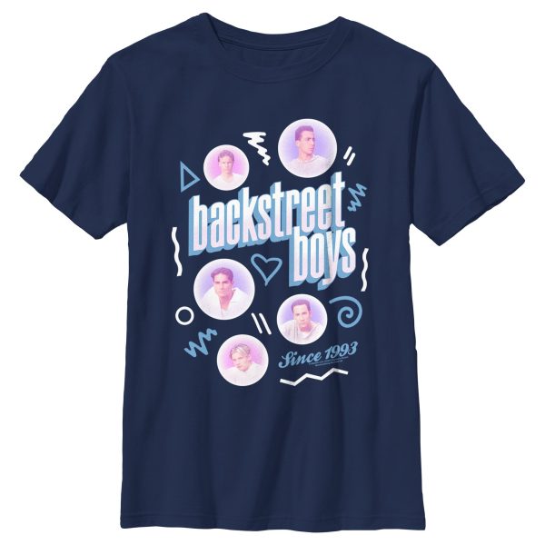 Boy’s Backstreet Boys Bubble Icons Doodle T-Shirt