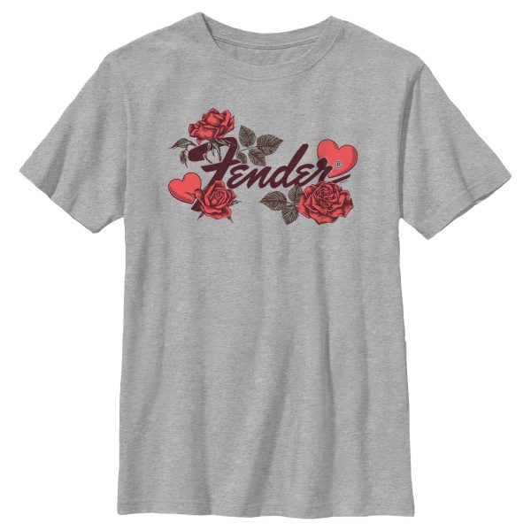 Boy’s Fender Valentine Hearts and Roses T-Shirt