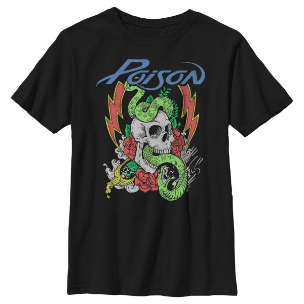 Boy’s Poison Skull and Snake T-Shirt