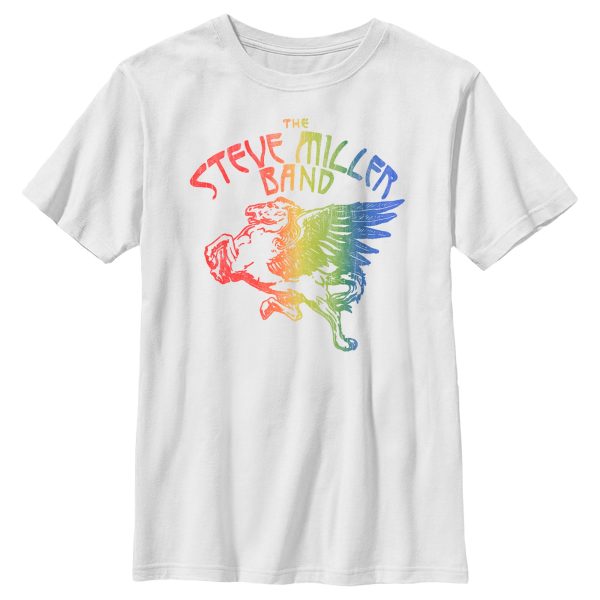 Boy’s Steve Miller Band Rainbow Pegasus Logo T-Shirt