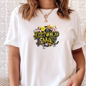 Colorful Flower Fleetwood Mac UK T-Shirt