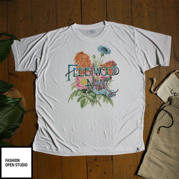 Fleetwood Mac UK T-Shirt Organic Bamboo Flower T-Shirt