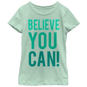 Girl_s CHIN UP Believe T-Shirt