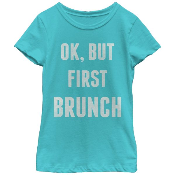 Girl_s CHIN UP Brunch First T-Shirt