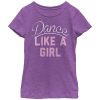 Girl_s CHIN UP Dance Like a Girl T-Shirt