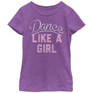 Girl_s CHIN UP Dance Like a Girl T-Shirt