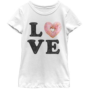 Girl_s CHIN UP Donut Love T-Shirt