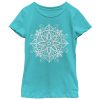 Girl_s CHIN UP Henna Flower T-Shirt