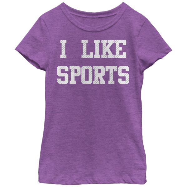 Girl_s CHIN UP I Like Sports T-Shirt