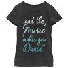 Girl_s CHIN UP Music Makes You Dance T-Shirt