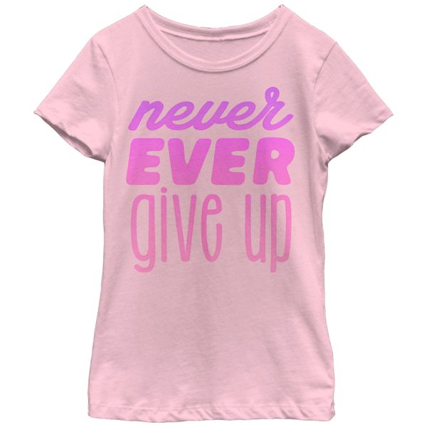 Girl_s CHIN UP Never Give Up T-Shirt