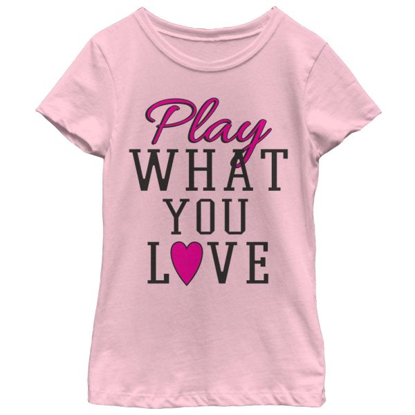 Girl_s CHIN UP Play What You Love T-Shirt