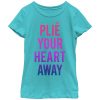 Girl_s CHIN UP Plie Your Heart Away T-Shirt