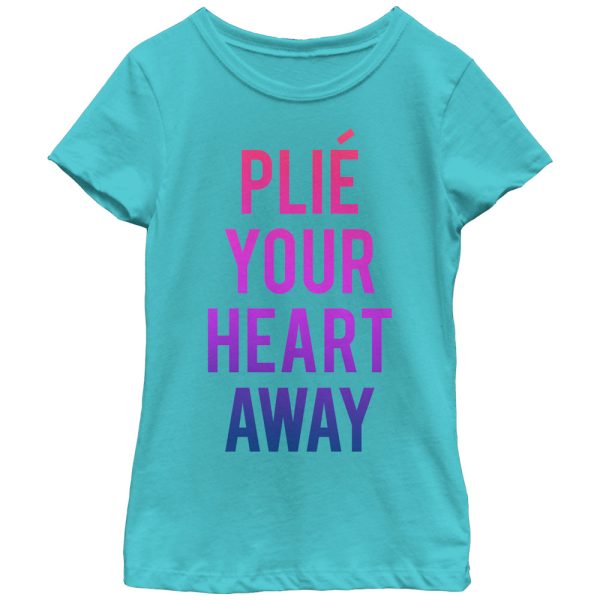 Girl_s CHIN UP Plie Your Heart Away T-Shirt