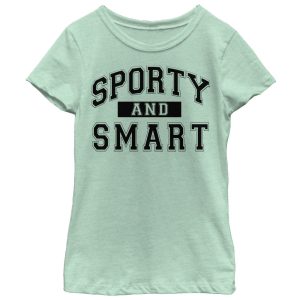 Girl_s CHIN UP Sporty and Smart T-Shirt