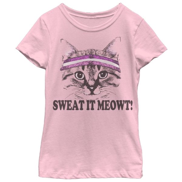 Girl_s CHIN UP Sweat it Meowt T-Shirt