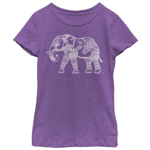 Girl_s CHIN UP Zen Elephant T-Shirt