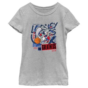 Girl_s Looney Tunes Bugs Bunny Strive for Greatness T-Shirt