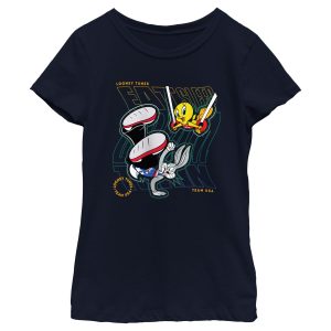 Girl_s Looney Tunes Tweety and Bugs Bunny Training T-Shirt