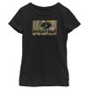 Girl_s Mossy Oak Black In the Woods Logo T-Shirt