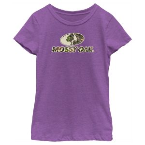 Girl_s Mossy Oak Classic Camouflage Logo T-Shirt