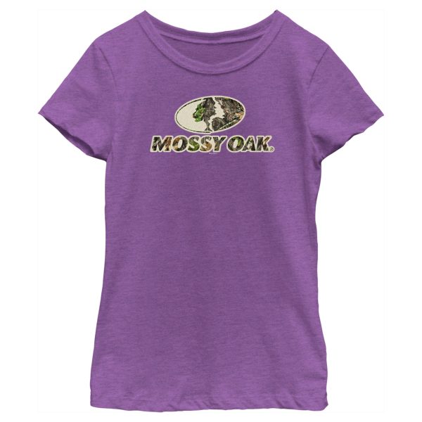 Girl_s Mossy Oak Classic Camouflage Logo T-Shirt